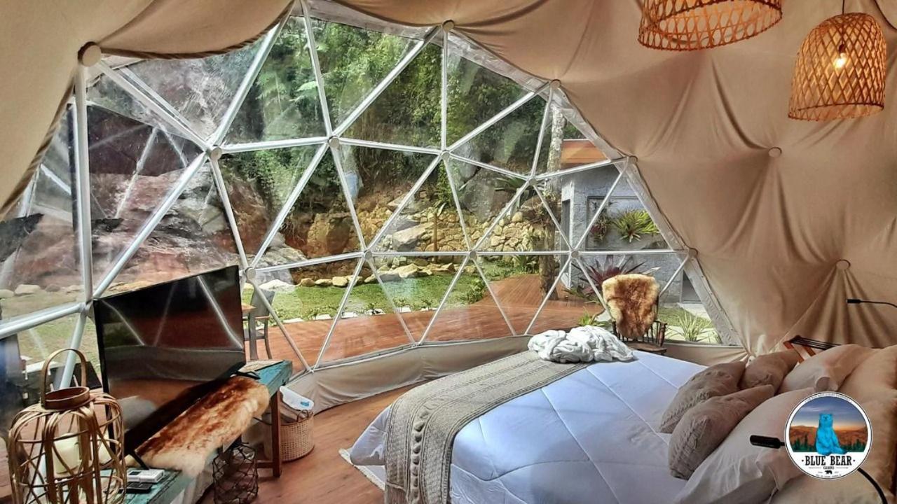 הוילה Petrópolis Blue Bear Cabins מראה חיצוני תמונה