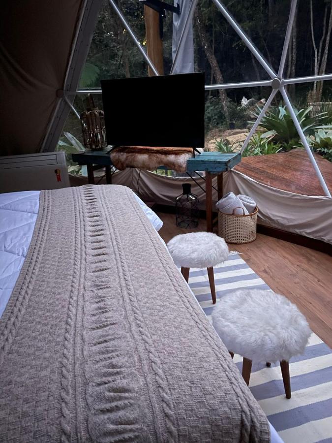 הוילה Petrópolis Blue Bear Cabins מראה חיצוני תמונה